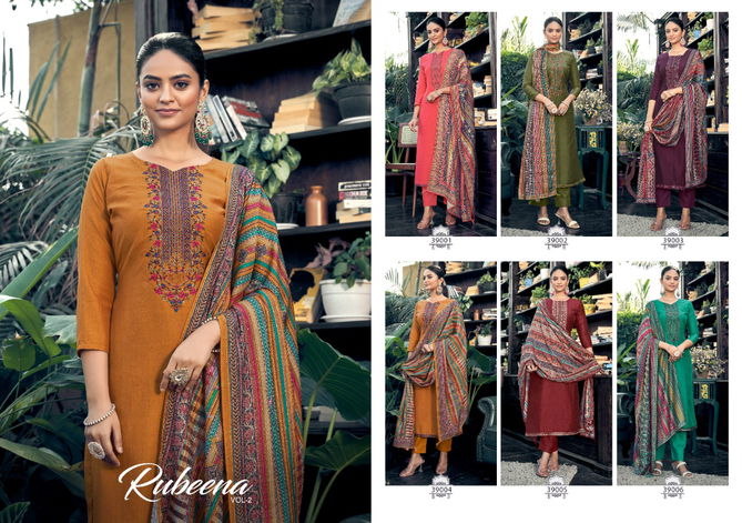 Nishant Rubeena Vol 2 Fancy Designer Wear Wholesale Printed Salwar Suits